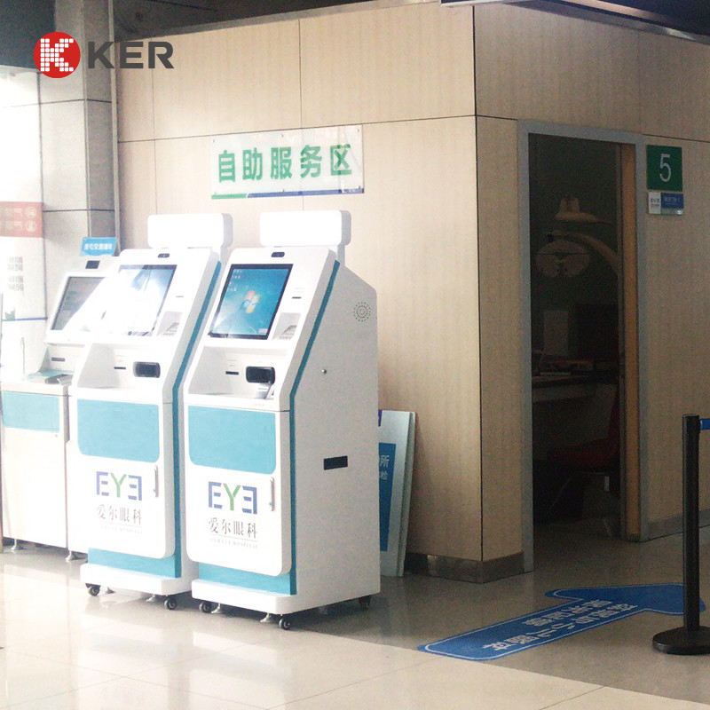 Dernière affaire concernant Le terminal de libre service de KER Hospital a enfin posté dans l'hôpital d'oeil d'Aier à Chengdu. Manipulez rapidement les consultations médicales dans un arrêt.